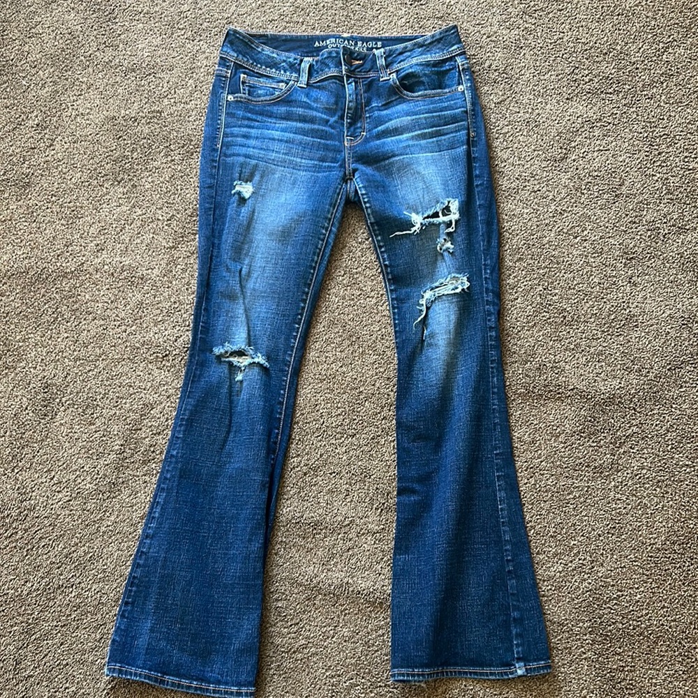 American eagle kick boot size 10 jeans